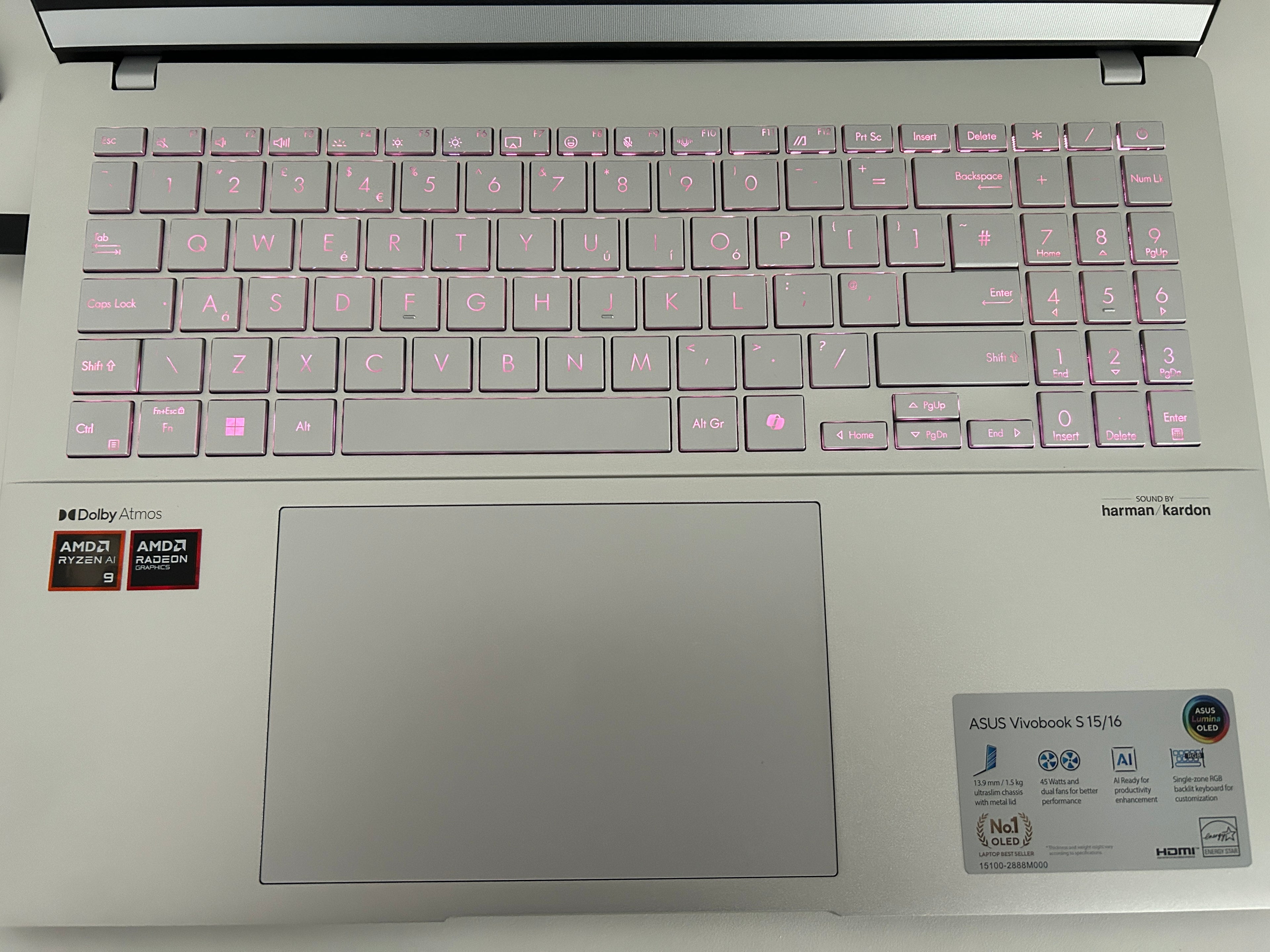 ASUS Vivobook S 15 OLED – Ryzen AI 9 365, 32GB RAM, 1TB SSD