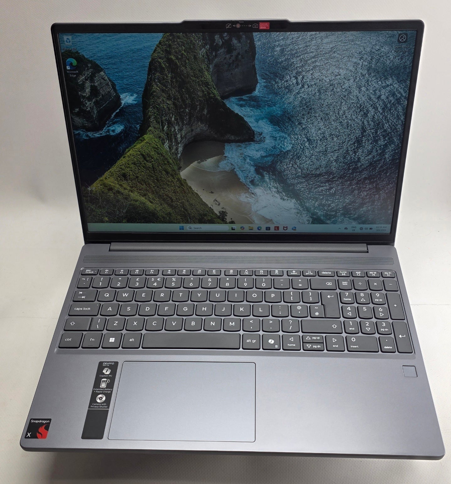 Lenovo IdeaPad Slim 3 15 - X8 Core Processor, 16GB RAM, 1TB SSD