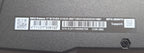 Product label with serial number and QR code on a gray background